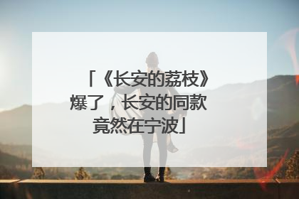 《长安的荔枝》爆了，长安的同款竟然在宁波