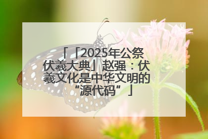 「2025年公祭伏羲大典」赵强：伏羲文化是中华文明的“源代码”