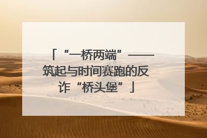 “一桥两端”——筑起与时间赛跑的反诈“桥头堡”