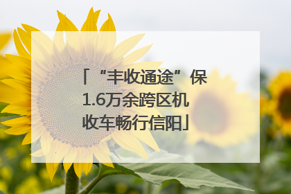 “丰收通途”保1.6万余跨区机收车畅行信阳