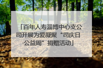 百年人寿淄博中心支公司开展为爱凝聚“司庆日·公益周”捐赠活动