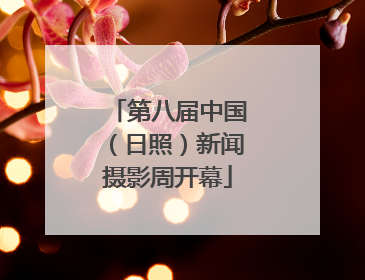 第八届中国（日照）新闻摄影周开幕