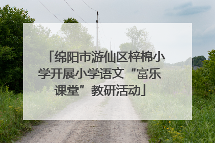 绵阳市游仙区梓棉小学开展小学语文“富乐课堂”教研活动