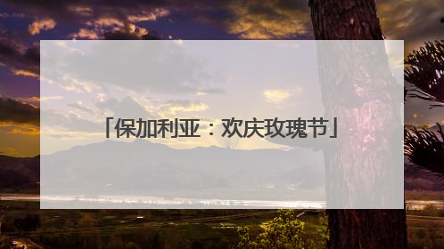 保加利亚：欢庆玫瑰节