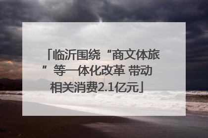 临沂围绕“商文体旅”等一体化改革 带动相关消费2.1亿元