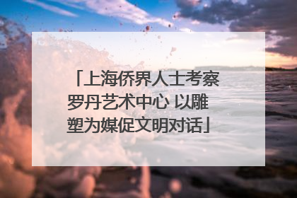 上海侨界人士考察罗丹艺术中心 以雕塑为媒促文明对话