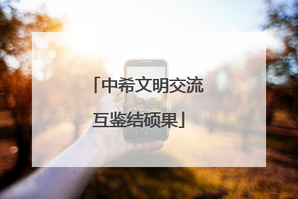 中希文明交流互鉴结硕果