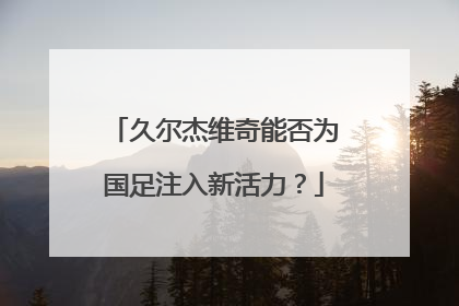 久尔杰维奇能否为国足注入新活力？