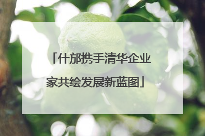 什邡携手清华企业家共绘发展新蓝图