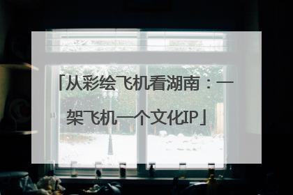 从彩绘飞机看湖南：一架飞机一个文化IP