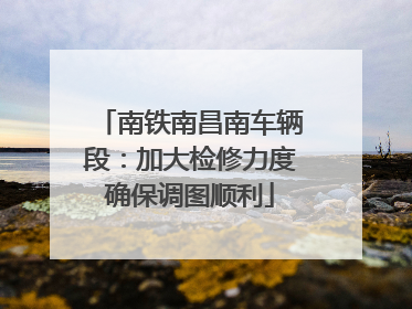 南铁南昌南车辆段：加大检修力度确保调图顺利