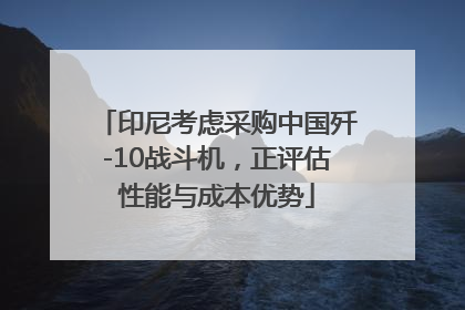 印尼考虑采购中国歼-10战斗机，正评估性能与成本优势