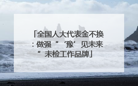 全国人大代表金不换：做强“‘豫’见未来”未检工作品牌