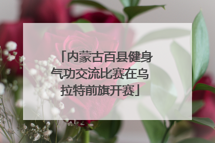 内蒙古百县健身气功交流比赛在乌拉特前旗开赛