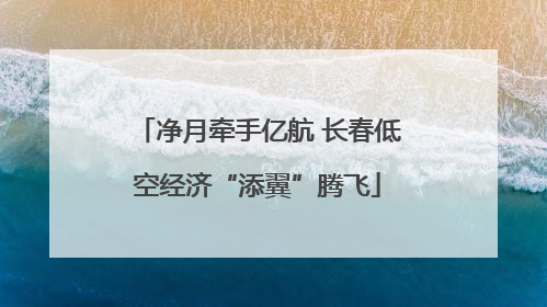 净月牵手亿航 长春低空经济“添翼”腾飞