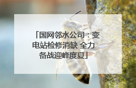国网邻水公司：变电站检修消缺 全力备战迎峰度夏