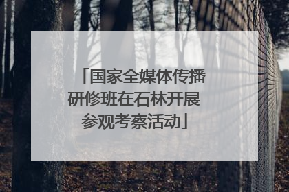 国家全媒体传播研修班在石林开展参观考察活动