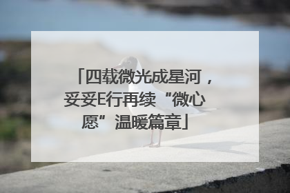 四载微光成星河，妥妥E行再续“微心愿”温暖篇章