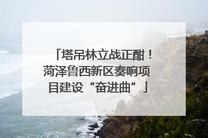 塔吊林立战正酣！菏泽鲁西新区奏响项目建设“奋进曲”