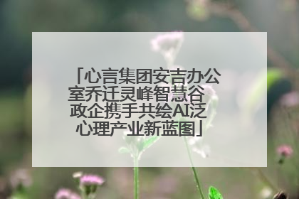 心言集团安吉办公室乔迁灵峰智慧谷 政企携手共绘AI泛心理产业新蓝图