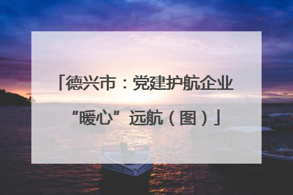 德兴市：党建护航企业“暖心”远航（图）