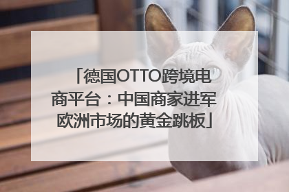 德国OTTO跨境电商平台：中国商家进军欧洲市场的黄金跳板