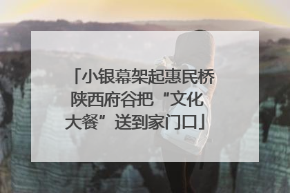 小银幕架起惠民桥 陕西府谷把“文化大餐”送到家门口