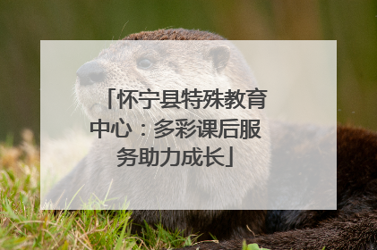 怀宁县特殊教育中心：多彩课后服务助力成长