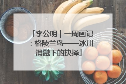 李公明｜一周画记：格陵兰岛——冰川消融下的抉择