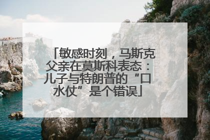 敏感时刻，马斯克父亲在莫斯科表态：儿子与特朗普的“口水仗”是个错误