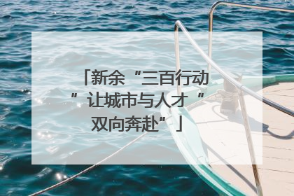 新余“三百行动”让城市与人才“双向奔赴”