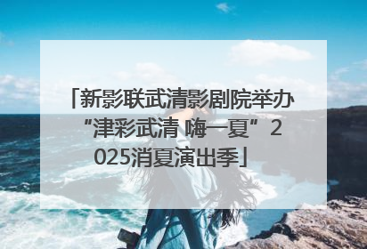 新影联武清影剧院举办“津彩武清 嗨一夏”2025消夏演出季