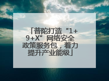 普陀打造“1+9+X”网络安全政策服务包，着力提升产业能级