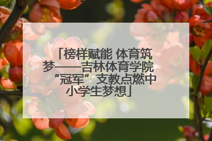 榜样赋能 体育筑梦——吉林体育学院“冠军”支教点燃中小学生梦想
