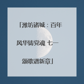 潍坊诸城：百年风华铸党魂 七一颂歌谱新章