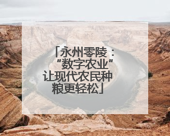永州零陵：“数字农业”让现代农民种粮更轻松