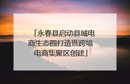 永春县启动县域电商生态圈打造暨跨境电商集聚区创建