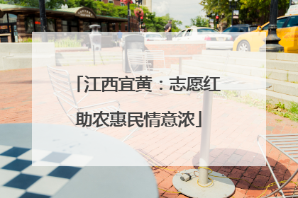 江西宜黄：志愿红助农惠民情意浓