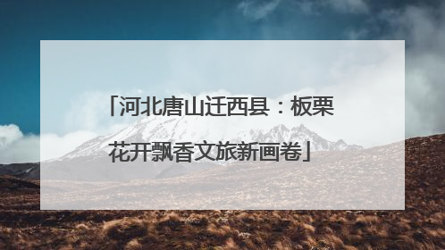 河北唐山迁西县：板栗花开飘香文旅新画卷