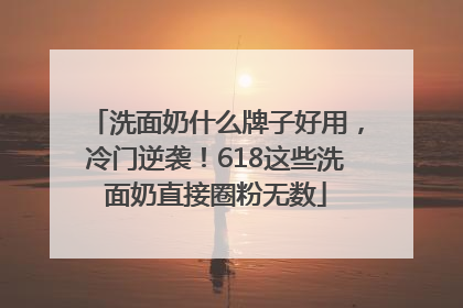 洗面奶什么牌子好用，冷门逆袭！618这些洗面奶直接圈粉无数