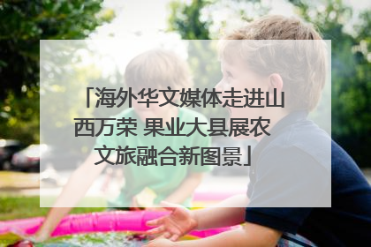 海外华文媒体走进山西万荣 果业大县展农文旅融合新图景