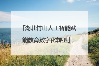 湖北竹山人工智能赋能教育数字化转型