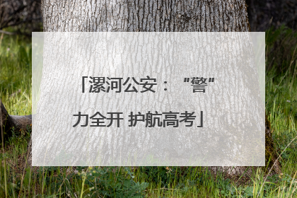 漯河公安：“警”力全开 护航高考