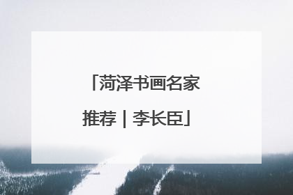 菏泽书画名家推荐｜李长臣