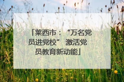 莱西市：“万名党员进党校” 激活党员教育新动能