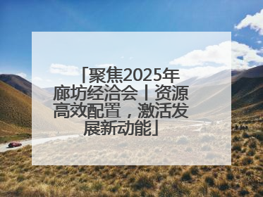 聚焦2025年廊坊经洽会丨资源高效配置，激活发展新动能