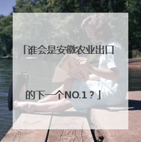 谁会是安徽农业出口的下一个NO.1？
