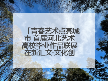 青春艺术点亮城市 首届河北艺术高校毕业作品联展在新汇文·文化创意体验中心开幕