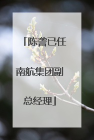 陈詟已任南航集团副总经理