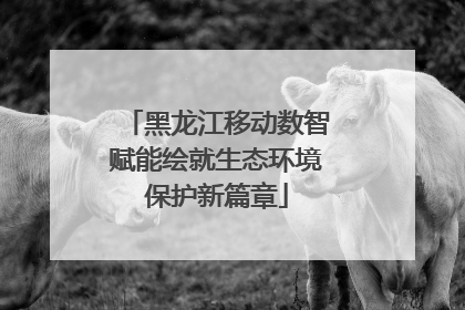 黑龙江移动数智赋能绘就生态环境保护新篇章